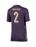 England Kyle Walker #2 Bortedrakt Dame EM 2024 Korte ermer